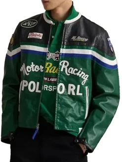 Polo Ralph Lauren Green Racing Jacket Mens