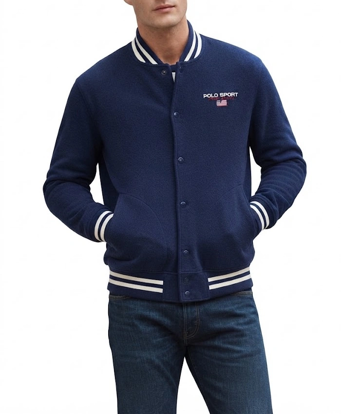 Polo Ralph Lauren Sport Fleece Baseball Jacket