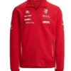 Polo Ralph Lauren Stretch Graphic Racing Track Jacket In Red