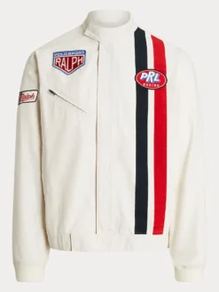 Polo Ralph Lauren White Racing Jacket