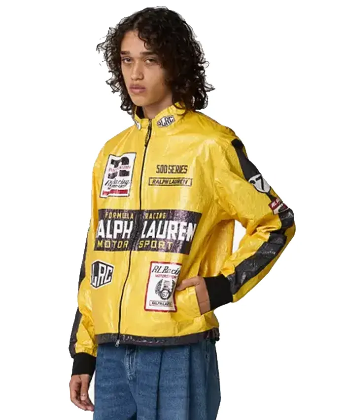 Polo Ralph Lauren Yellow Racing Jacket Mens