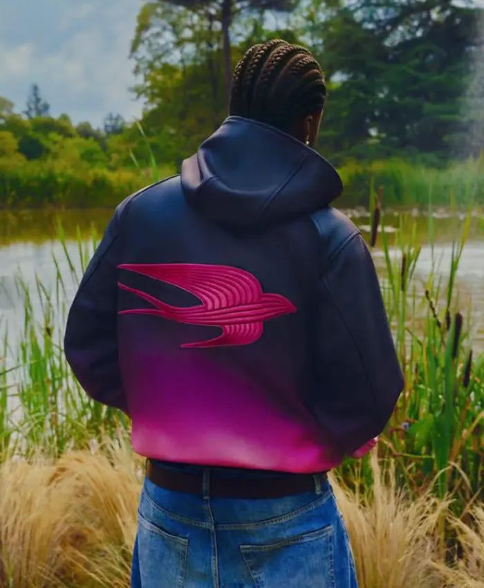 Prince Gyasi X Maison Martell Zip Up Hoodie Back