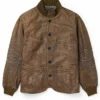 RRL Parkhurst Distressed Brown Leather Jacket