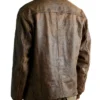 RRL Parkhurst Distressed Leather Jacket Back