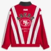 San Francisco 49ers Off Season x NFL Scarlet Windbreaker Jacket Back