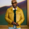 Scott Evans Culturecon Yellow Leather Jacket