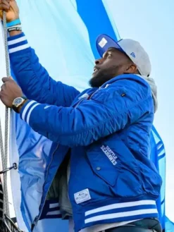 Seahawks Cliff Avril Bomber Jacket