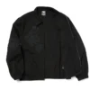 Shop-Huf-x-Spider-Man-Black-Cotton-Patches-Work-Jacket