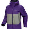 Shop Now Arc’teryx Sabre Purple Hooded Rain Polyester Jacket For Men