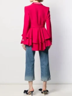Shop-Ted-Lasso-S2-Keeley-Pink-Heart-Button-Wool-Blazer