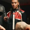 Sixty-Minutes-Marie-Mouroum-Red-and-Black-Leather-Jacket-On-Sale