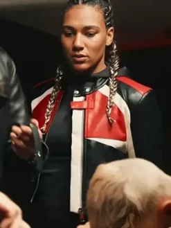 Sixty-Minutes-Marie-Mouroum-Red-and-Black-Leather-Jacket-On-Sale