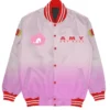 Sonic The Hedgehog Amy Printed Lightweight Bomber Varsity Jacket For Men's and Women's