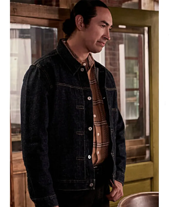 Tatanka-Means-TV-Series-Marshals-2026-Miles-Kittle-Blue-Denim-Jacket