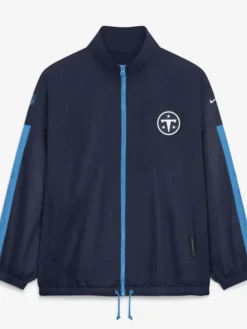 Tennessee Titans Nike Women's 2026 Rivalries Collection Oversized Full-Zip Navy Jacket