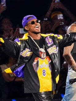 The-RB-Tour-Usher-Lakers-Leather-Varsity-Jacket