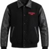 The Sopranos Black Varsity Jacket Front View