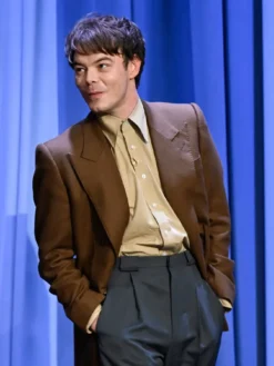 The Tonight Show Charlie Heaton Blazer Brown