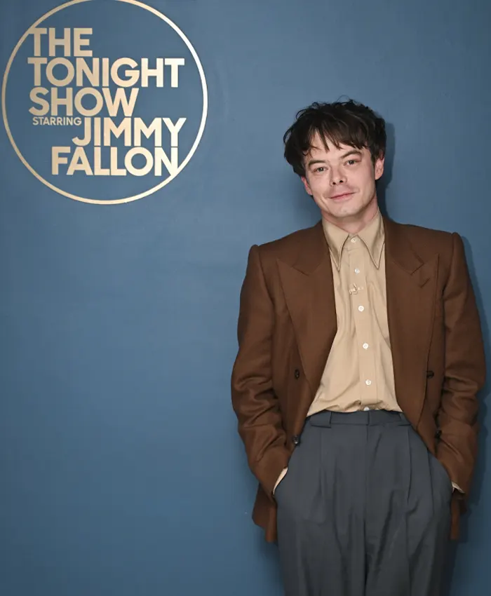 The Tonight Show Charlie Heaton Brown Blazer
