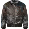 True Religion Trophy Retro Bomber Jacket ZIP UP