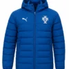 UEFA National League Cristiano Ronaldo Portugal Blue Puffer Jacket By Puma
