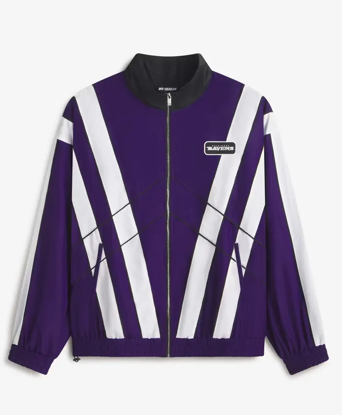 Unisex Baltimore Ravens Off Season x NFL Purple Full-Zip Up Windbreaker Jacket