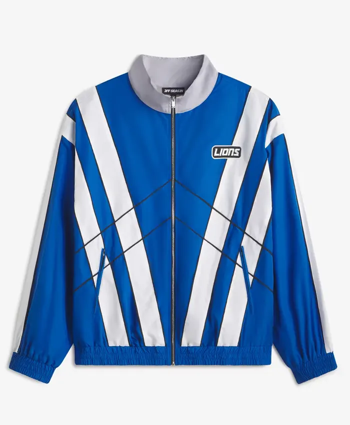 Unisex Detroit Lions Off Season x NFL Blue Full-Zip Windbreaker Jacket