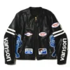 Vanson leathers X Tappei X Future Archive B Jacket Black