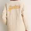 Women Pittsburgh Steelers Tuckernuck Barn Jacket Back