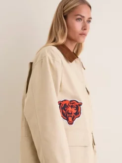 Women's Chicago Bears Tuckernuck Full-Snap Barn Jacket Sale