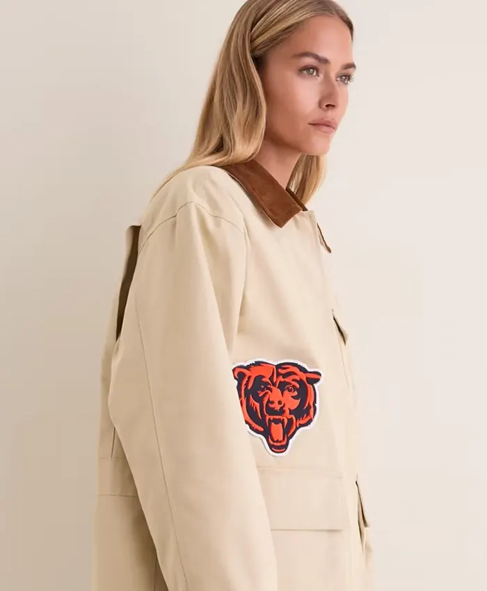 Women's Chicago Bears Tuckernuck Full-Snap Barn Jacket Sale