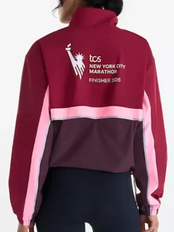 Women's New Balance TCS New York City Marathon Finisher 2026 Windbreaker Track Jacket back view