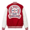 Yearners-Hockey-League-Chenille-Red-and-White-Varsity-Jacket-On-Sale